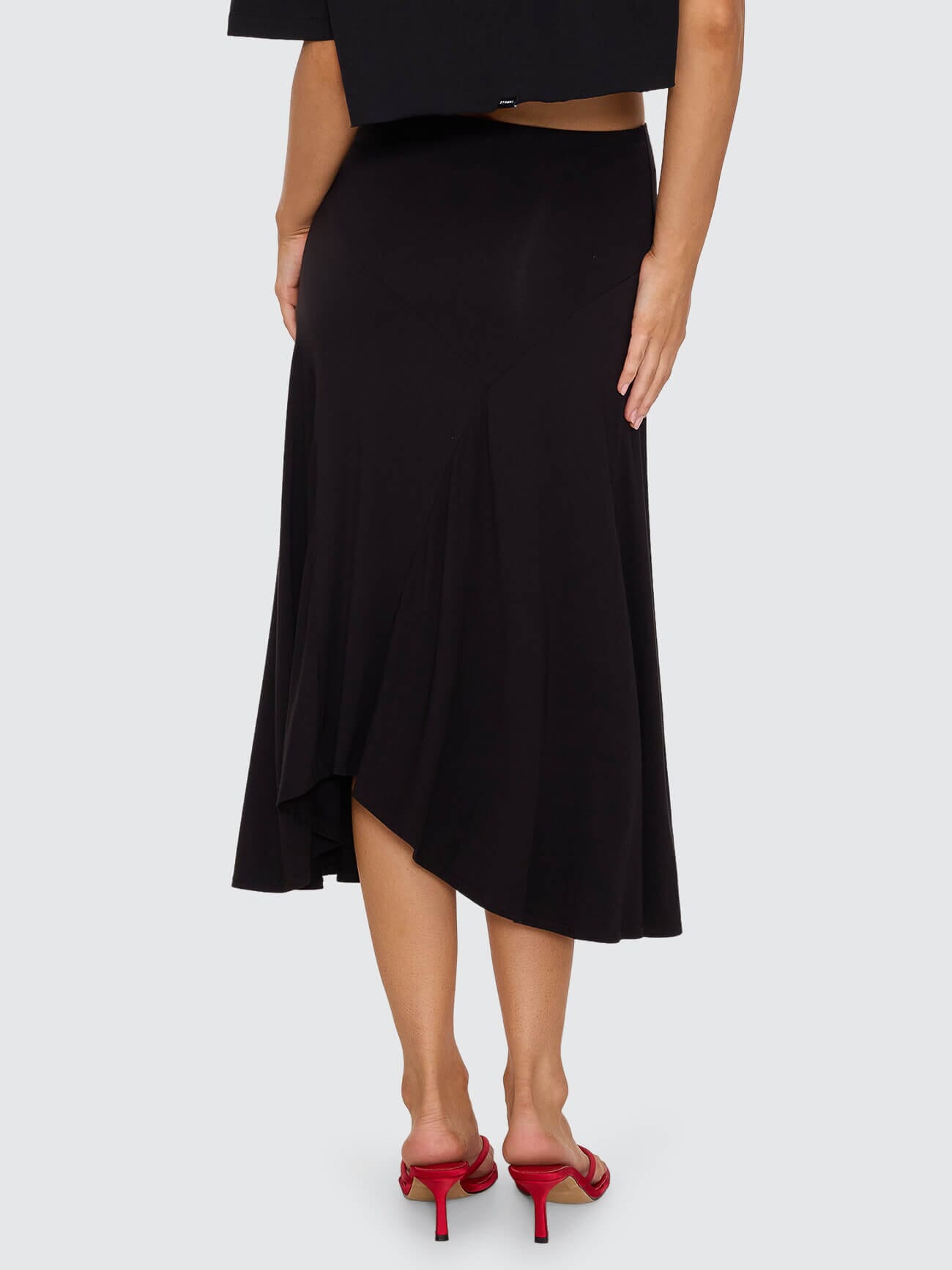 Sienna Midi Skirt - Black 4