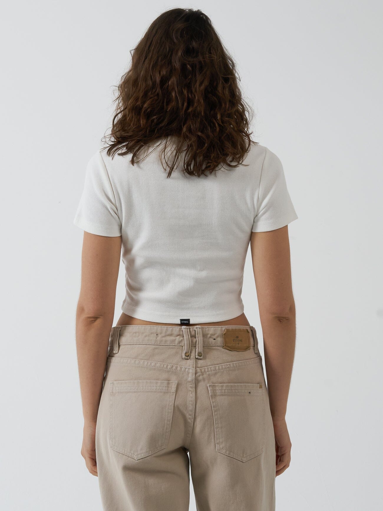 Existencial Country Club Baby Tee - Dirty White