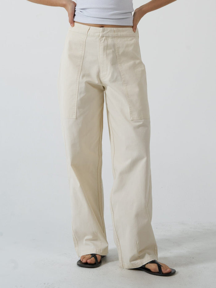 Mason Pant - Heritage White