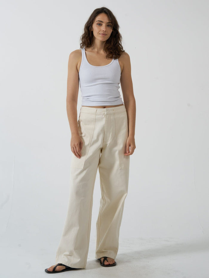 Mason Pant - Heritage White