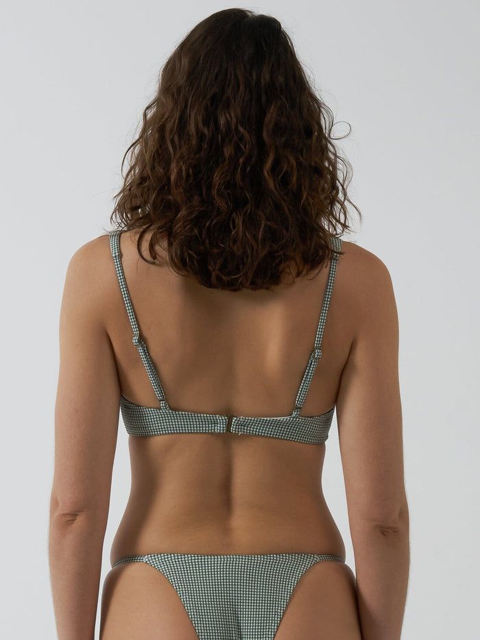 Levitation Plunge Bikini Top - Pistachio