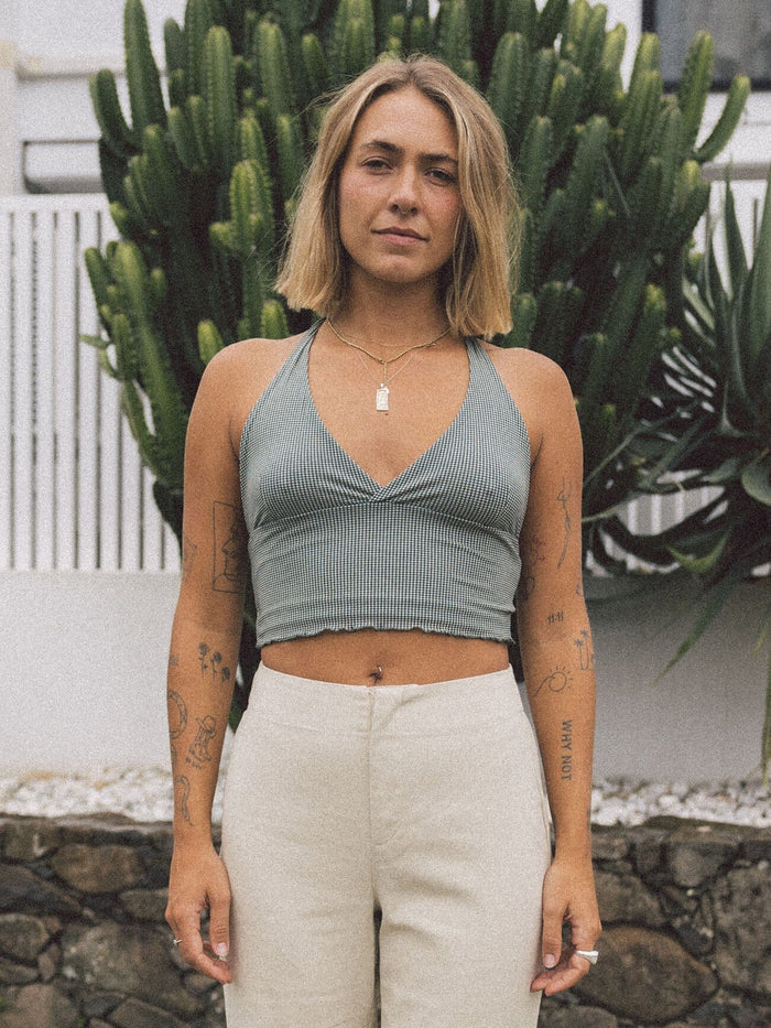 Levitation Halter Tank - Pistachio