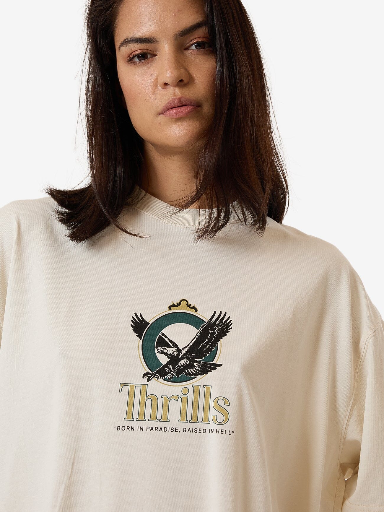 Royalty Oversized Tee - Heritage White 4