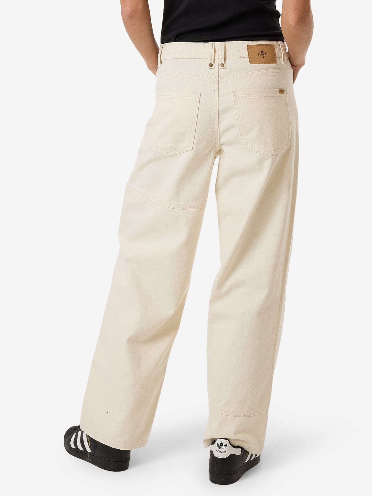 Billie Low Panelled Jean - Heritage White 4