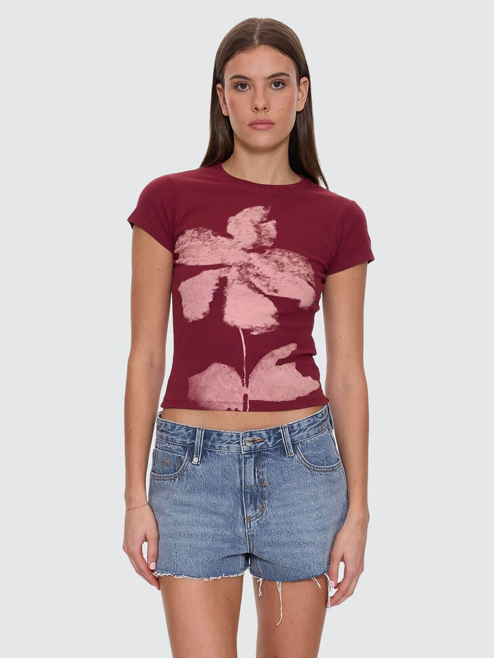 Full Bloom Club Tee - Pomegranate 4