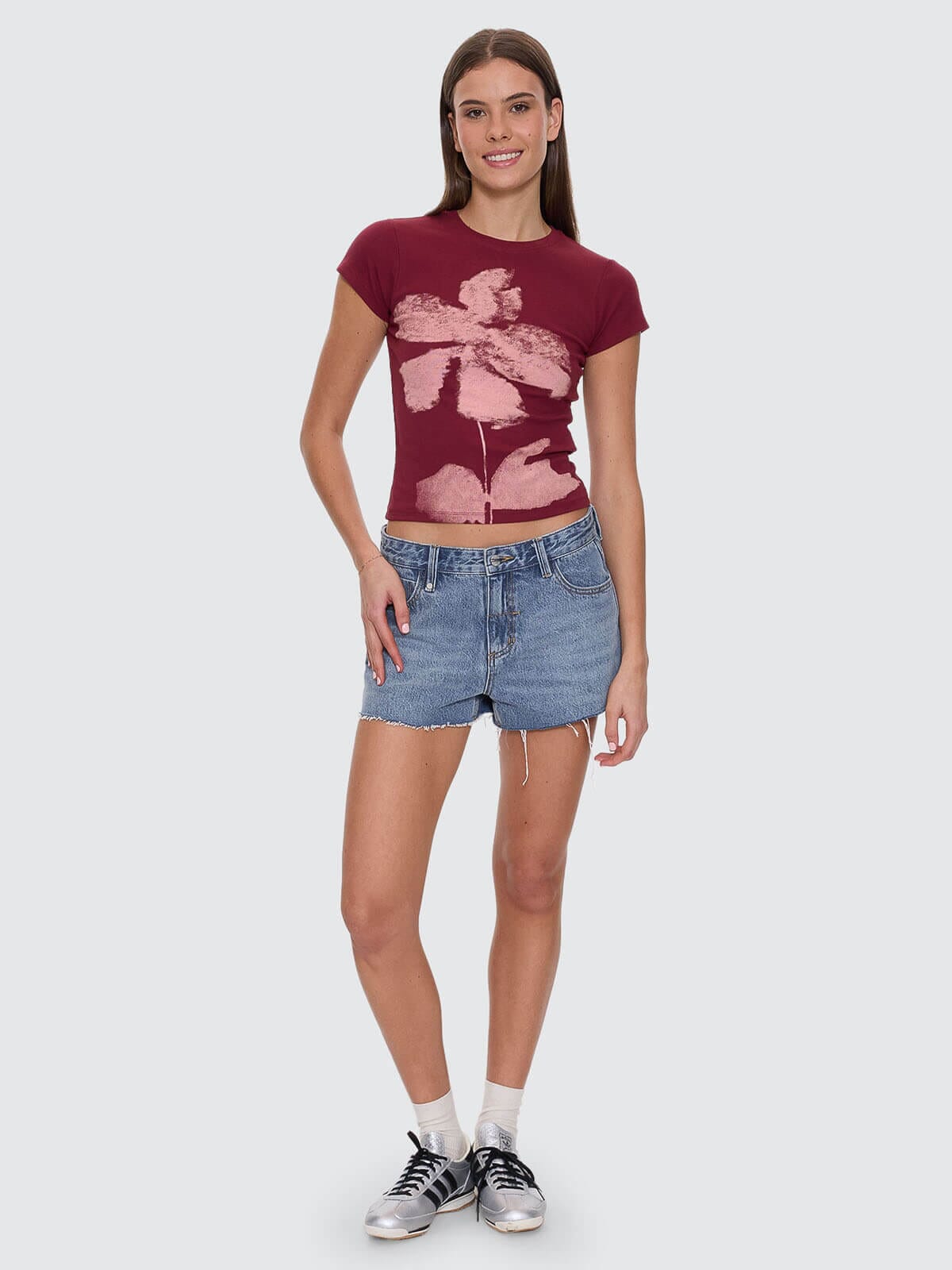 Full Bloom Club Tee - Pomegranate 4