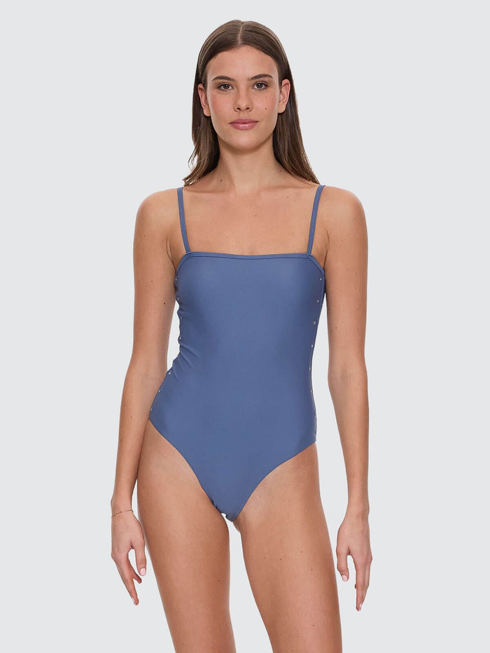 Living Easy Eyelet One Piece - Bluefin 4