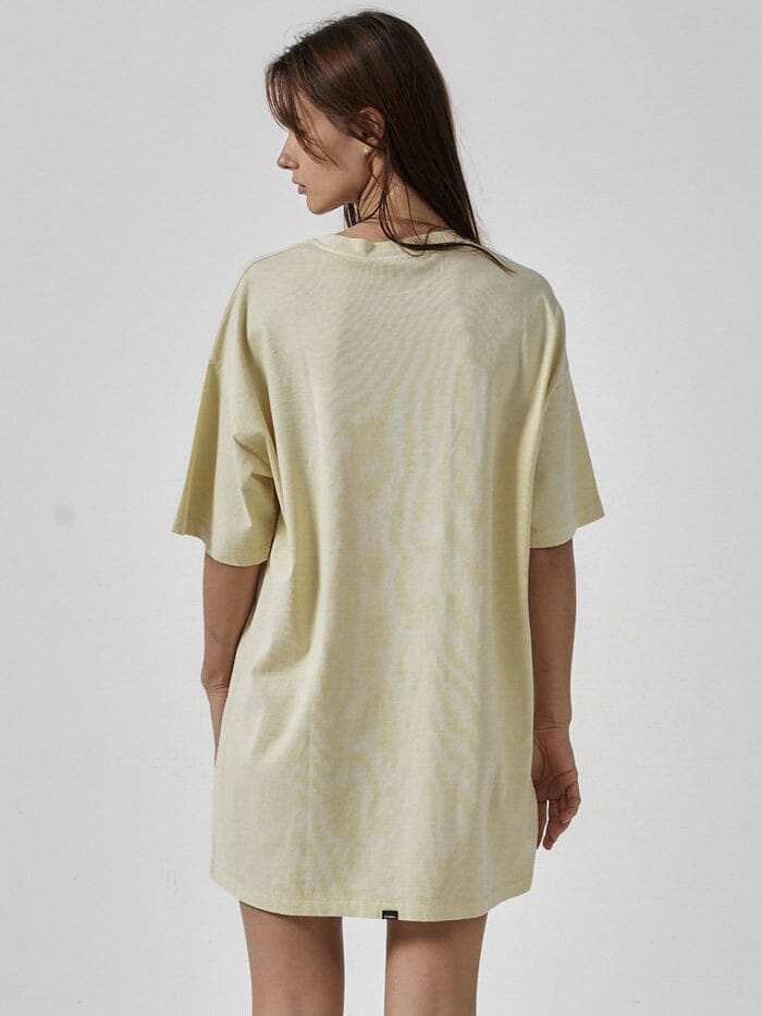Between Two Thorns Box Fit Tee Dress - Sunlight