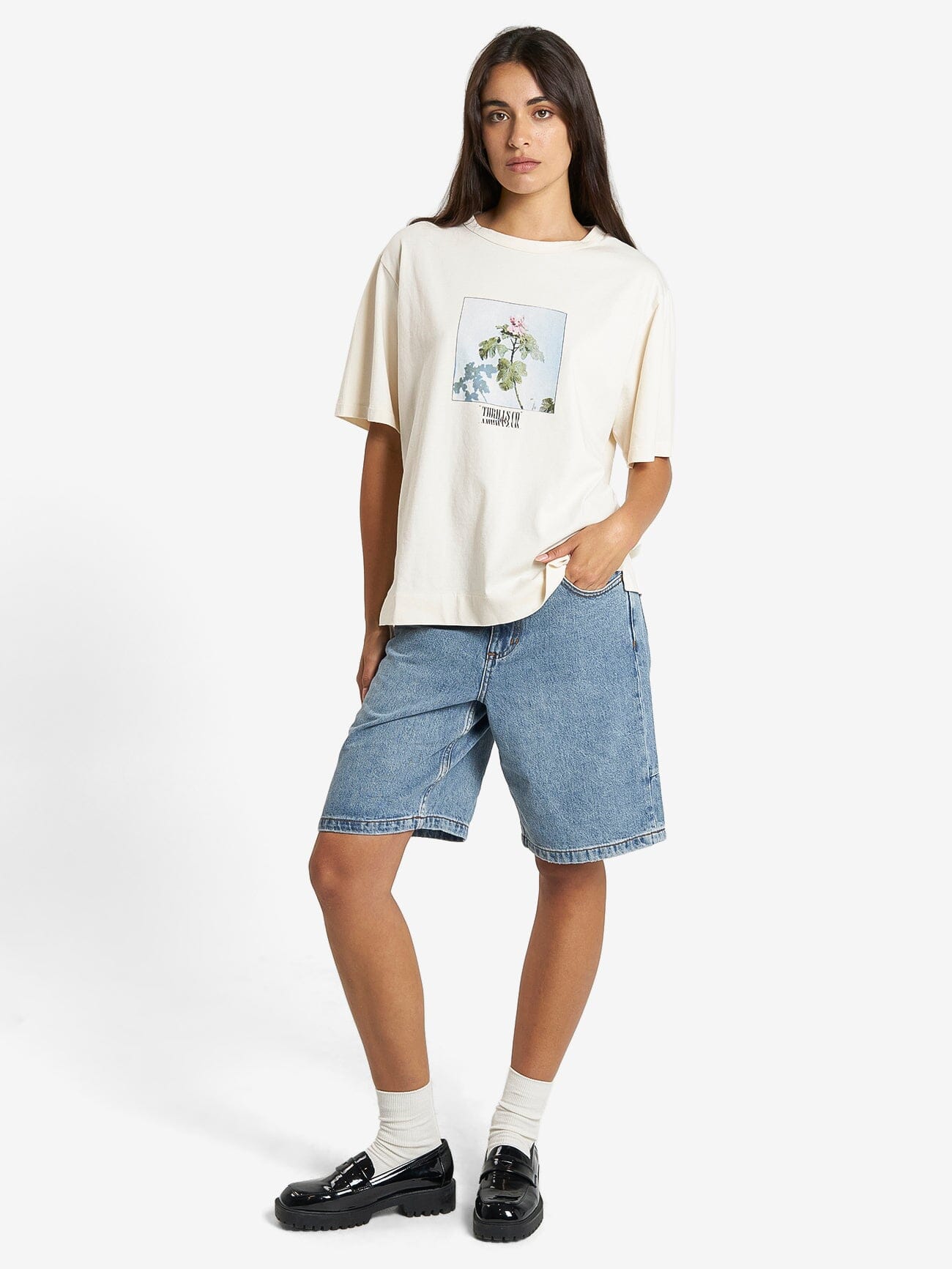 Come Enjoy Reality Box Tee - Heritage White