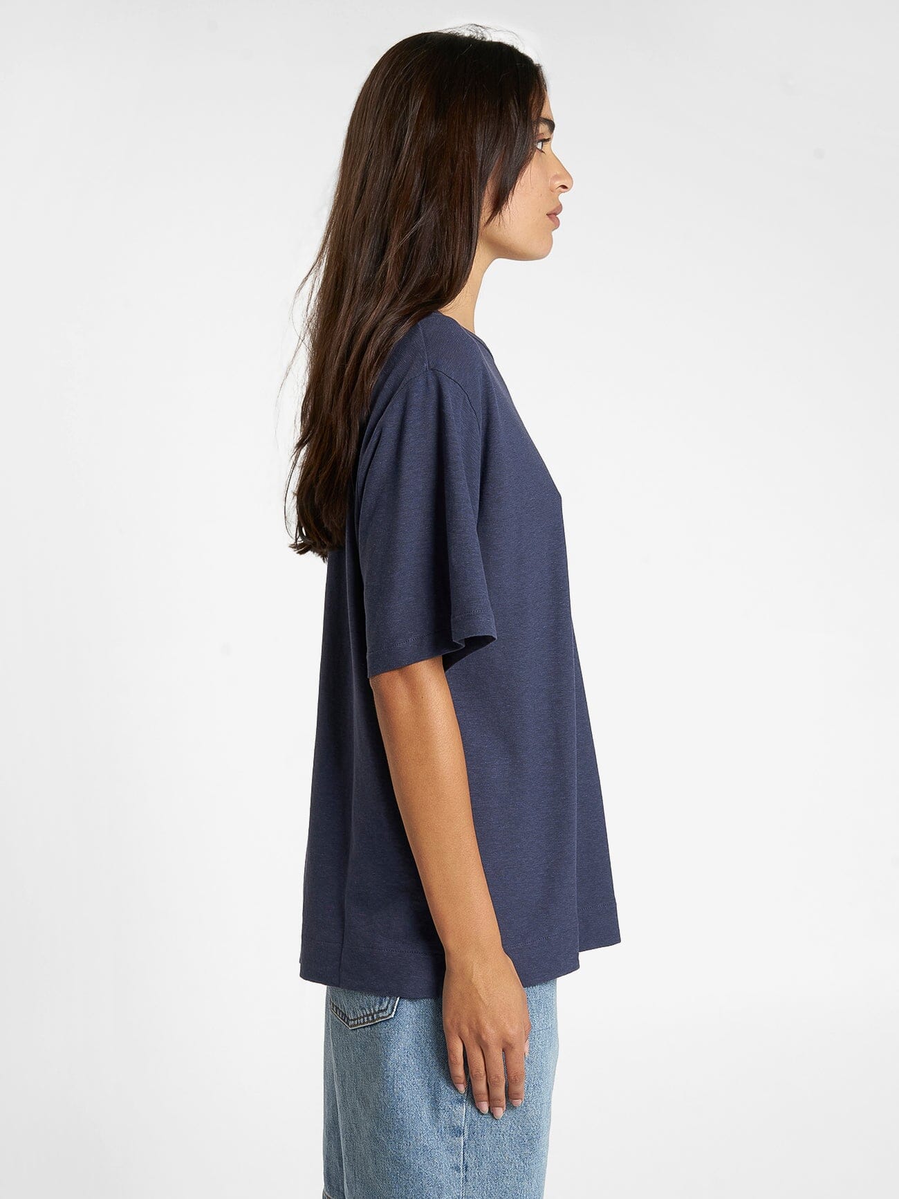 Wishes Come True Hemp Box Tee - Station Navy