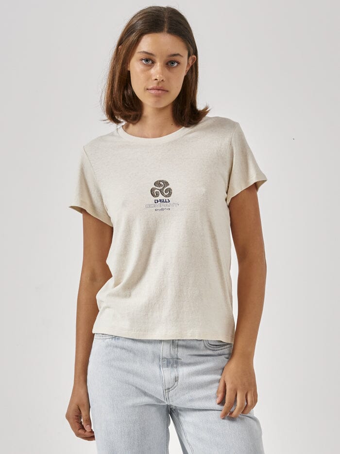 Infinite Existence Hemp Everyday Tee - Unbleached