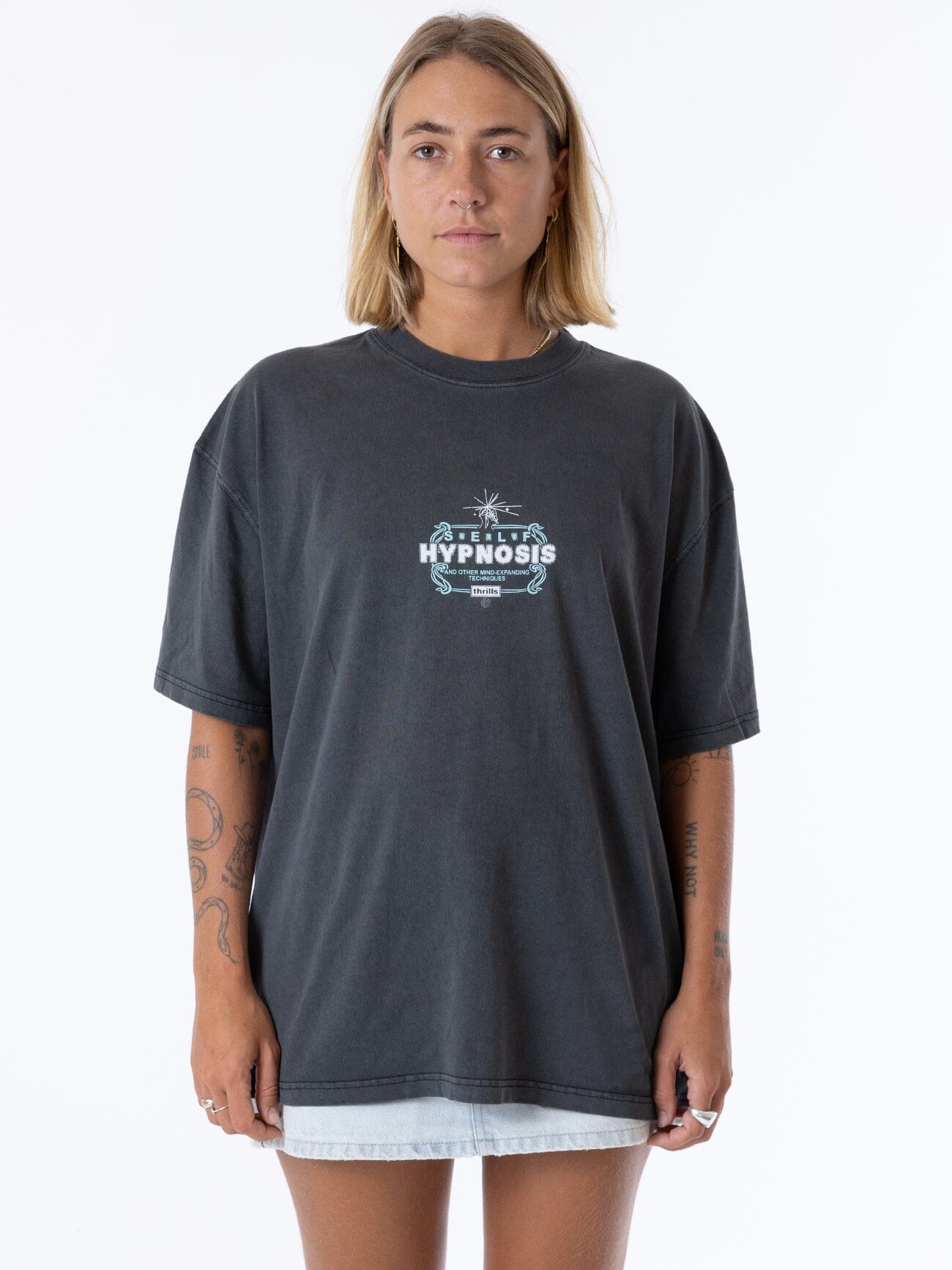 thrills oversized tee