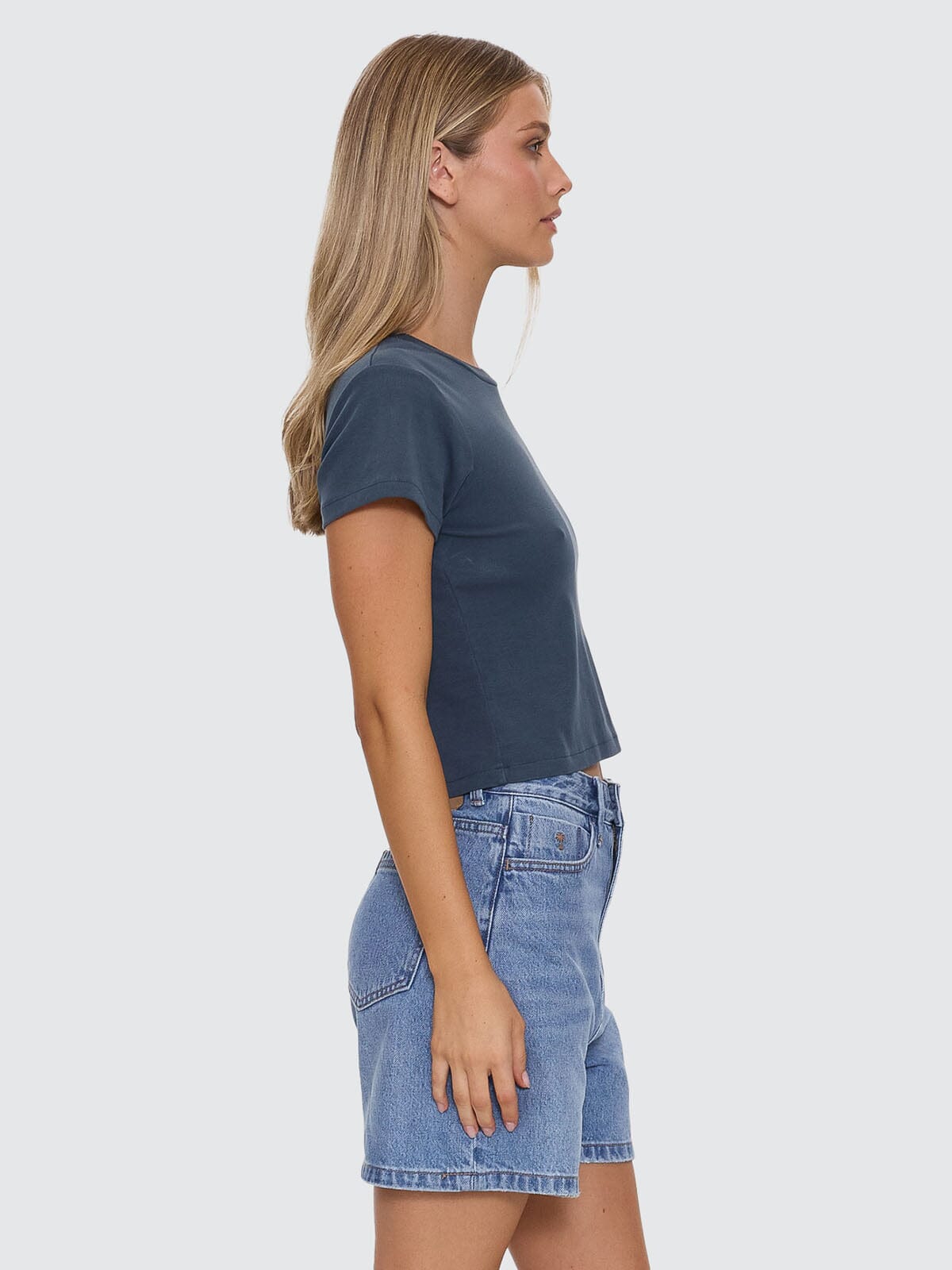 Minimal Thrills Mini Tee - Dark Slate 4