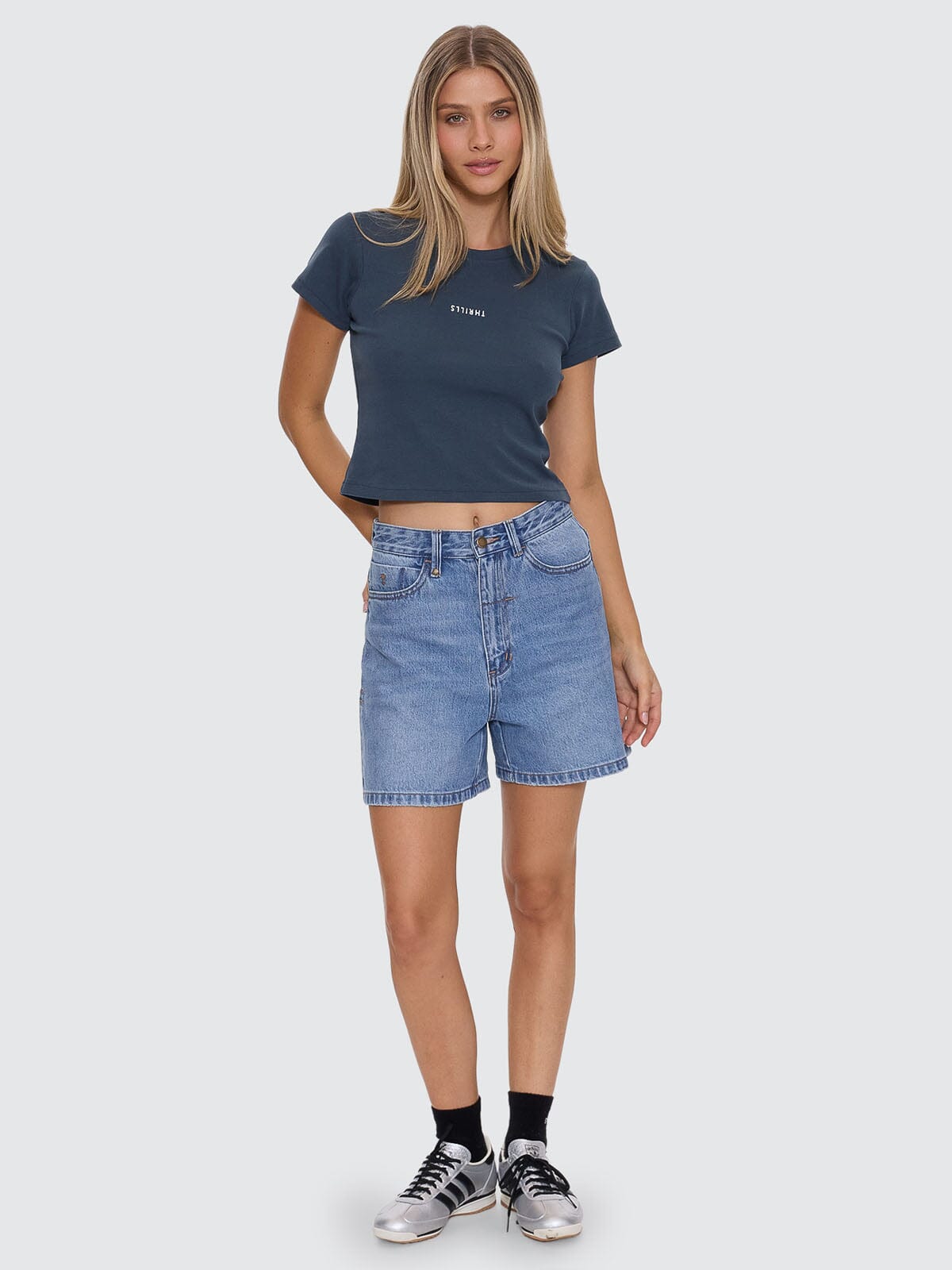 Minimal Thrills Mini Tee - Dark Slate 4