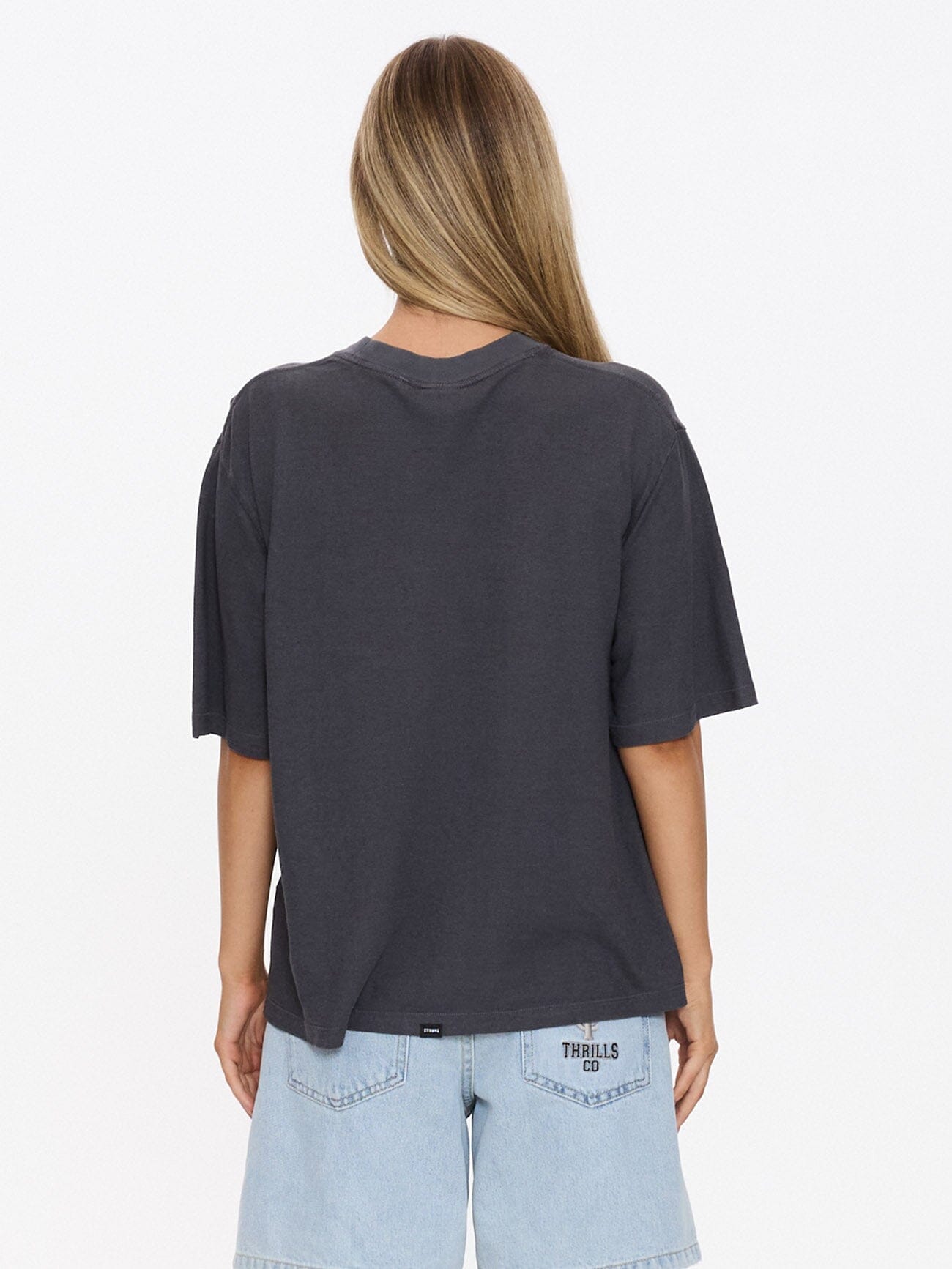 Hemp Square Tee - Ebony 4
