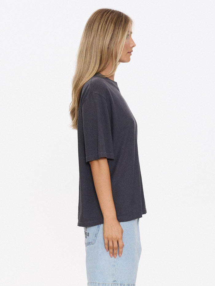 Hemp Square Tee - Ebony 4