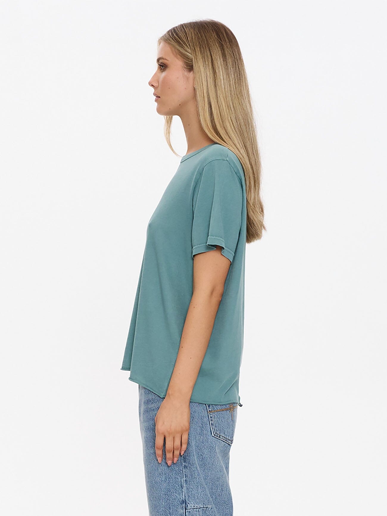 Minimal Thrills Relaxed Tee - Green Coast 4