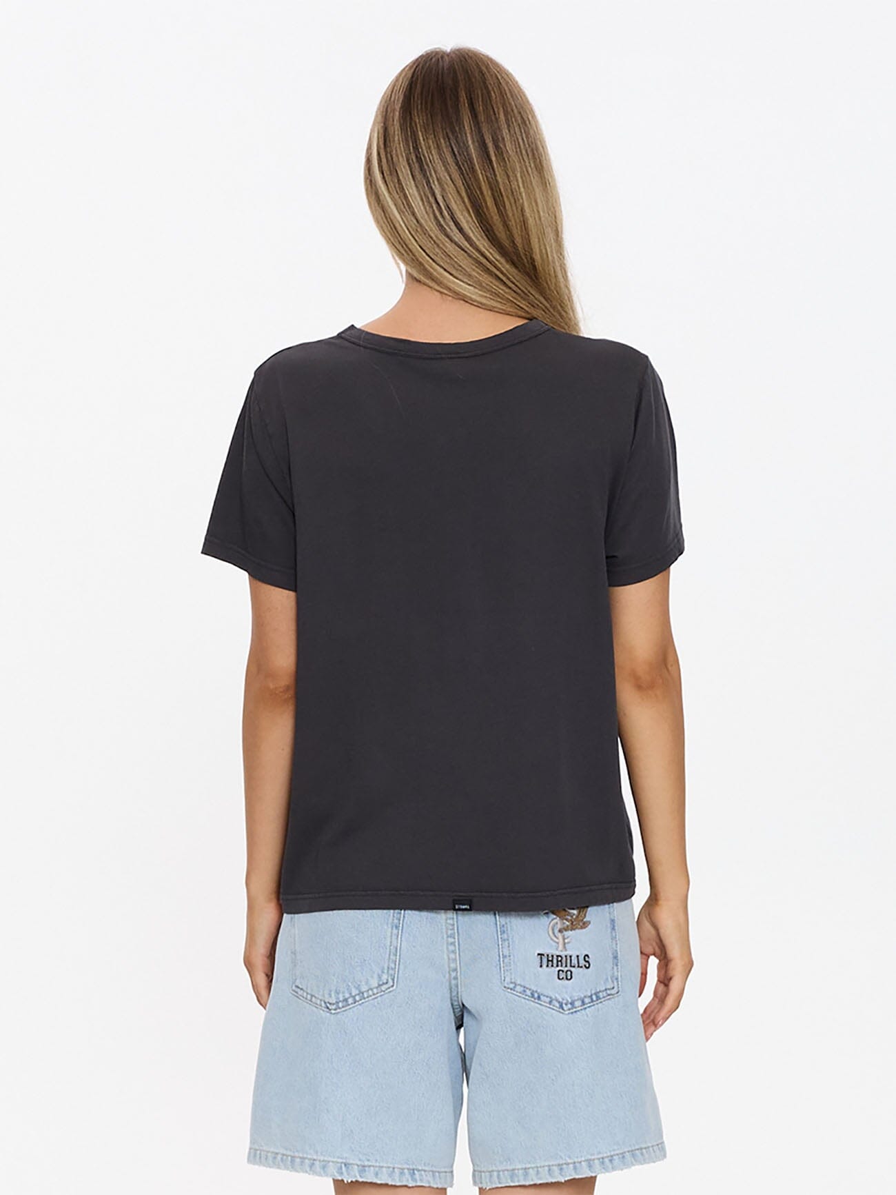 Haven For The Reckless Relaxed Tee - Dark Charcoal