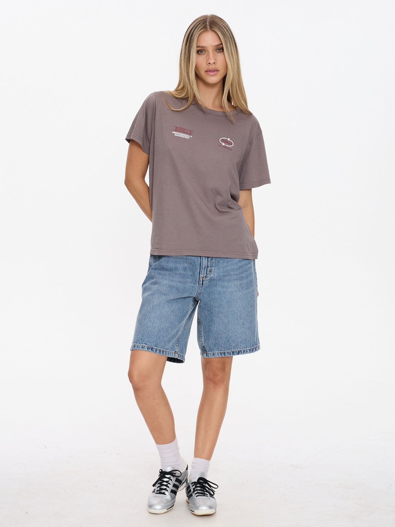 Professionally Engineered Relaxed Tee - Shroom