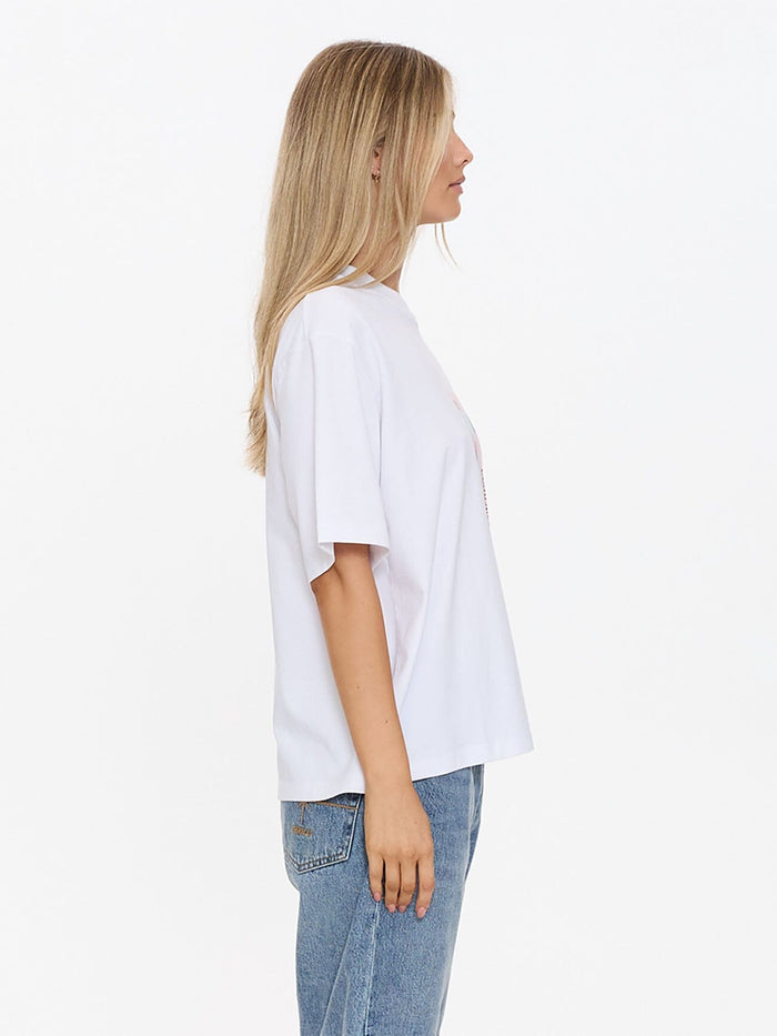 Nature Of Illusion Square Tee - White