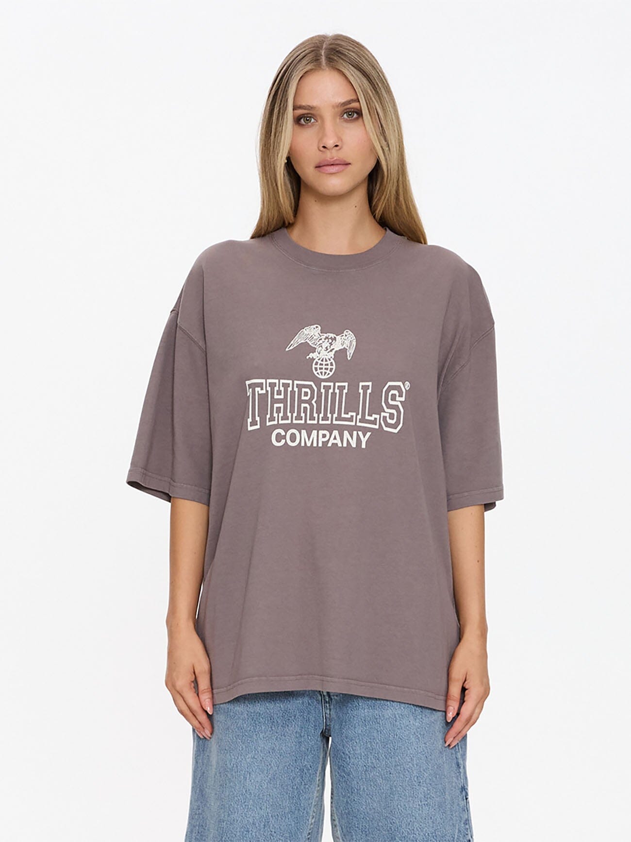 Break Point Oversized Tee - Shroom 4