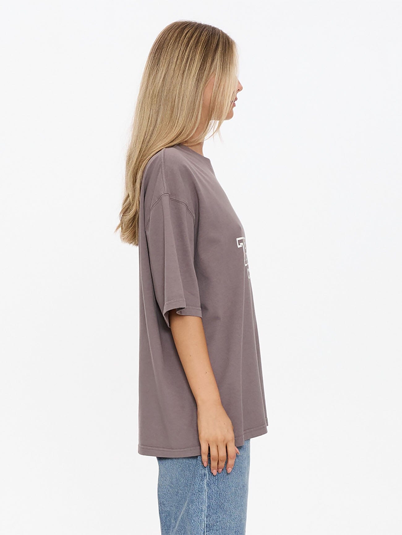 Break Point Oversized Tee - Shroom 4