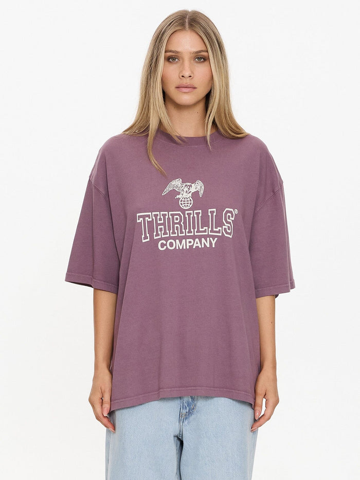 Break Point Oversized Tee - Vintage Mauve 4