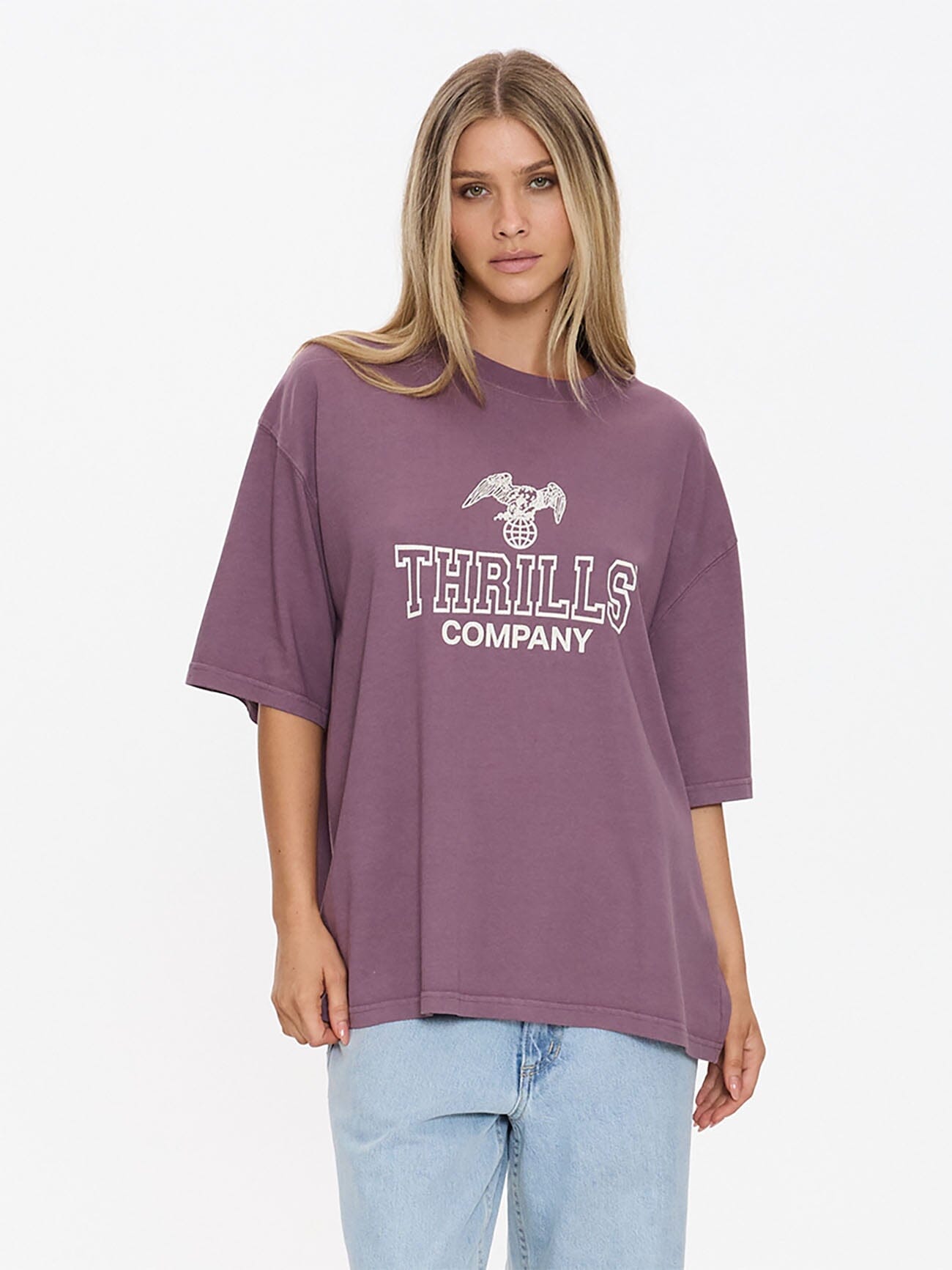 Break Point Oversized Tee - Vintage Mauve 4