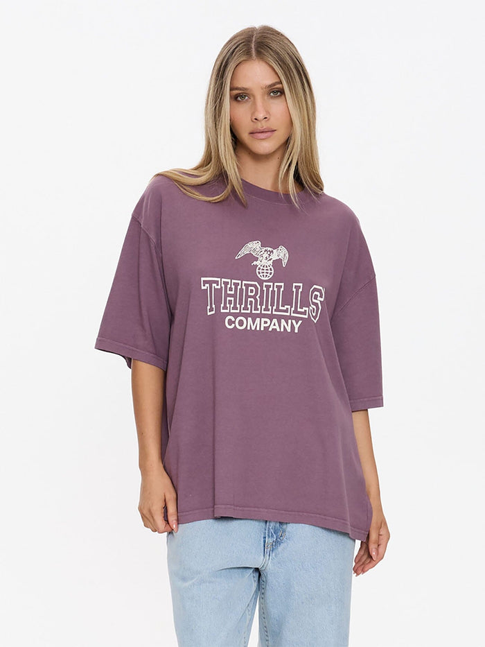 Break Point Oversized Tee - Vintage Mauve 4