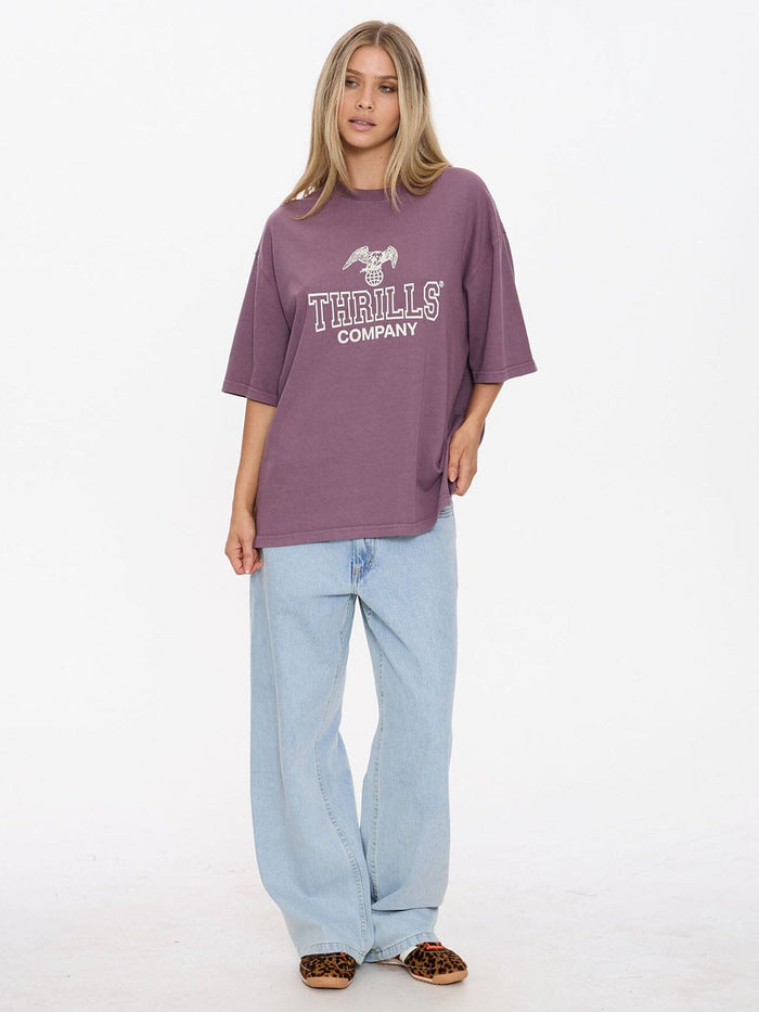 Break Point Oversized Tee - Vintage Mauve 4