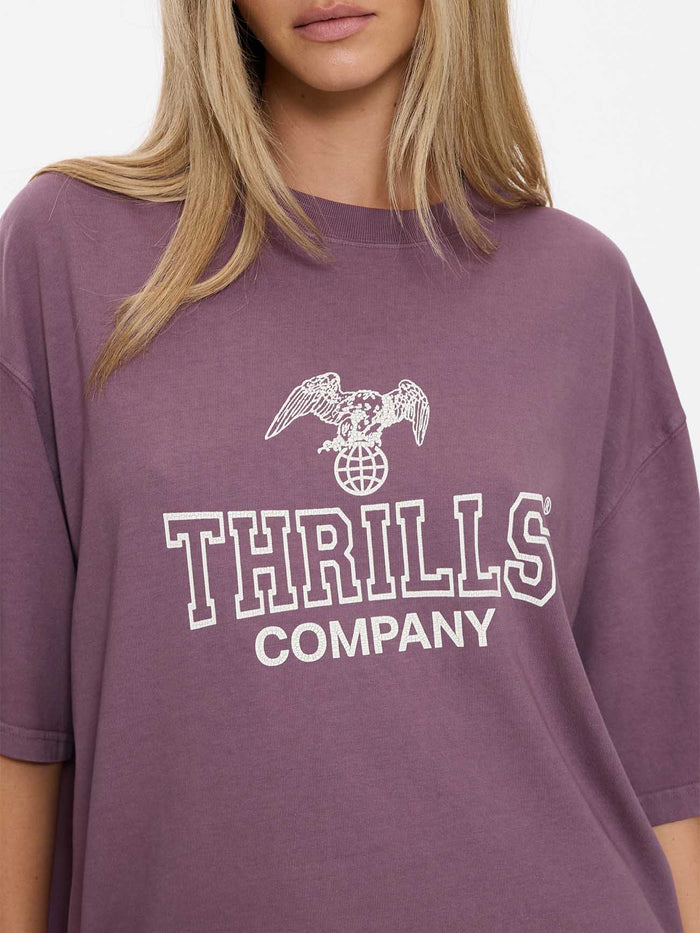 Break Point Oversized Tee - Vintage Mauve 4