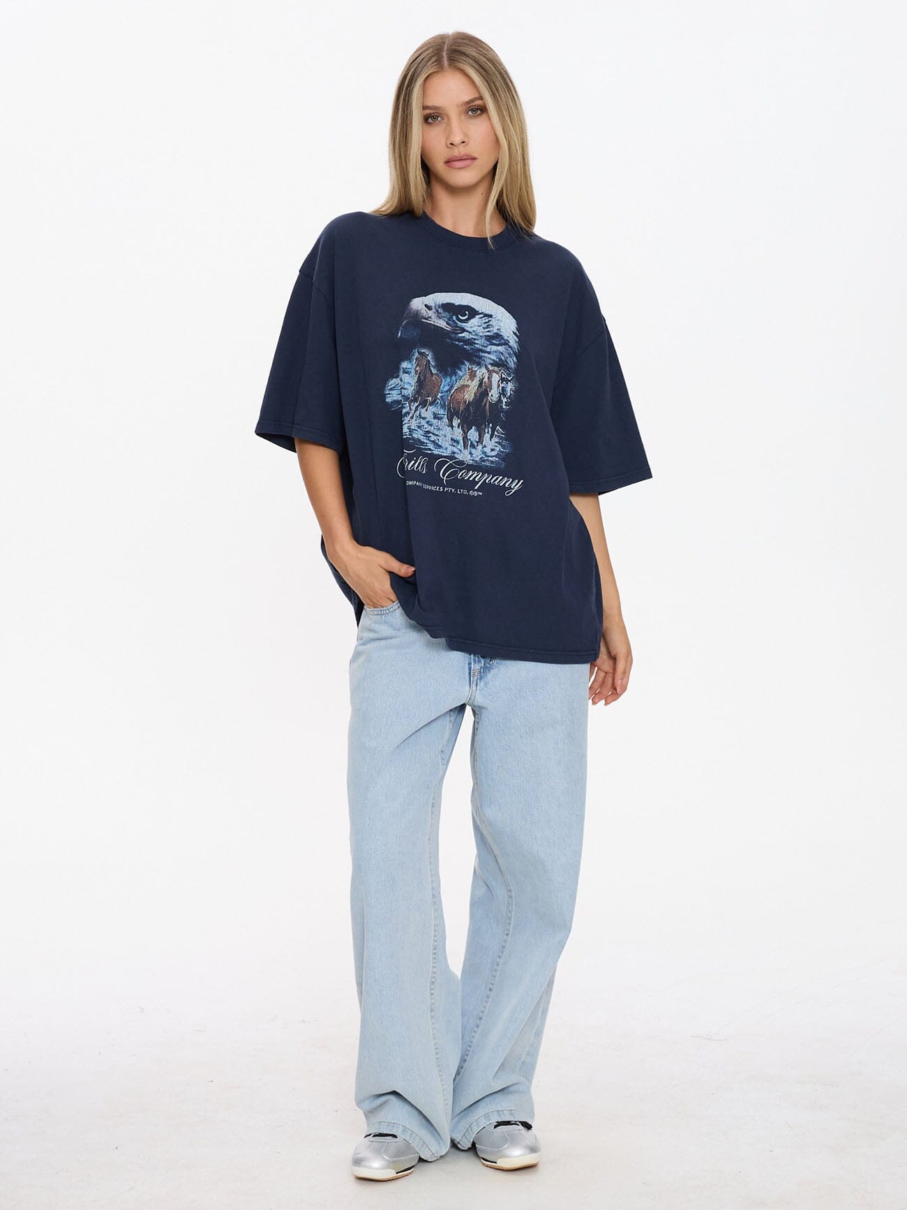 Superior Power Oversized Tee - Total Eclipse