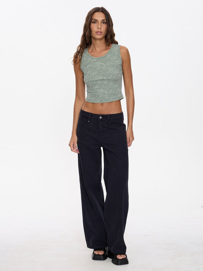 Speak No Evil Y2K Tank - Dirty Sage 4