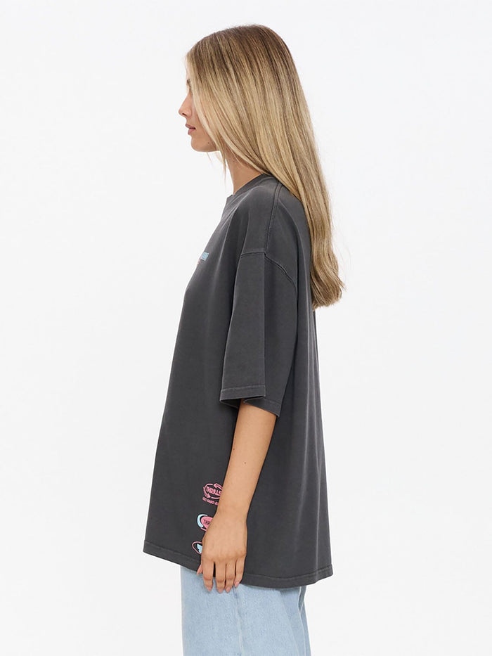 Speed Kills Oversized Tee - Merch Black