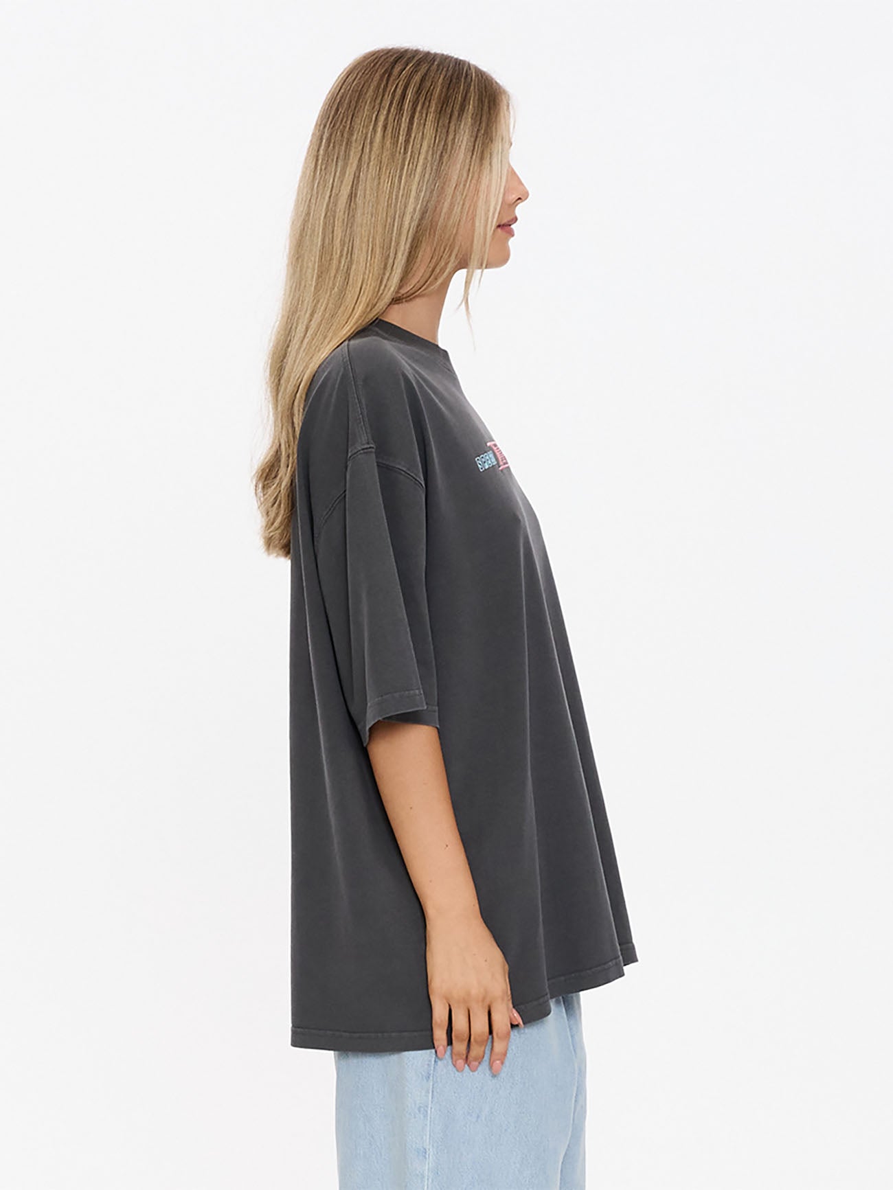 Speed Kills Oversized Tee - Merch Black