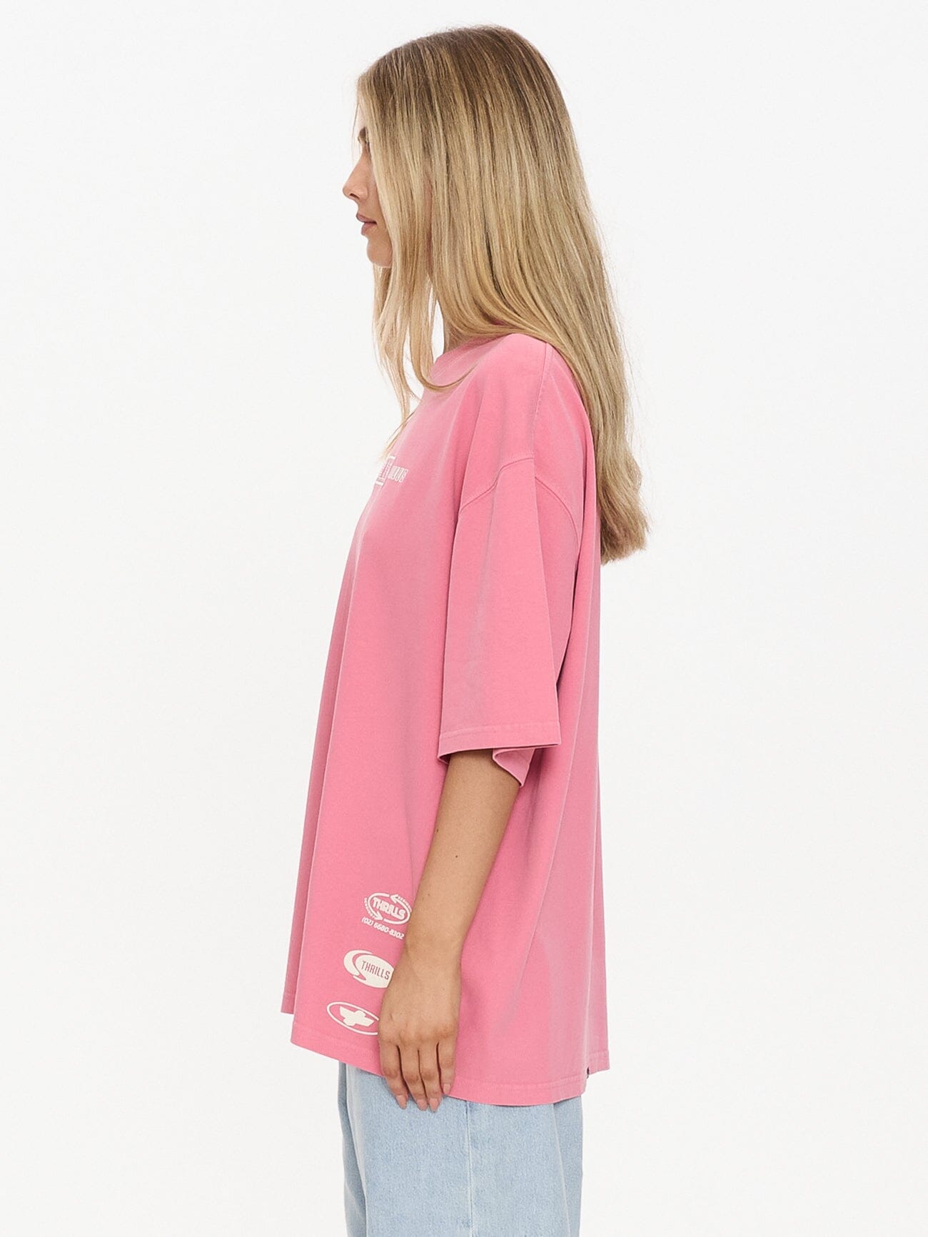 Speed Kills Oversized Tee - Gum