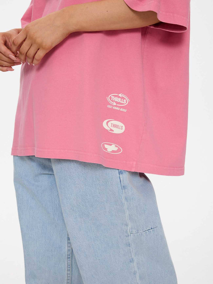 Speed Kills Oversized Tee - Gum