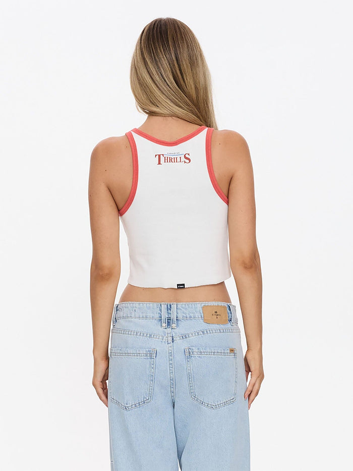 Touch The Sky Tank - Dirty White 4