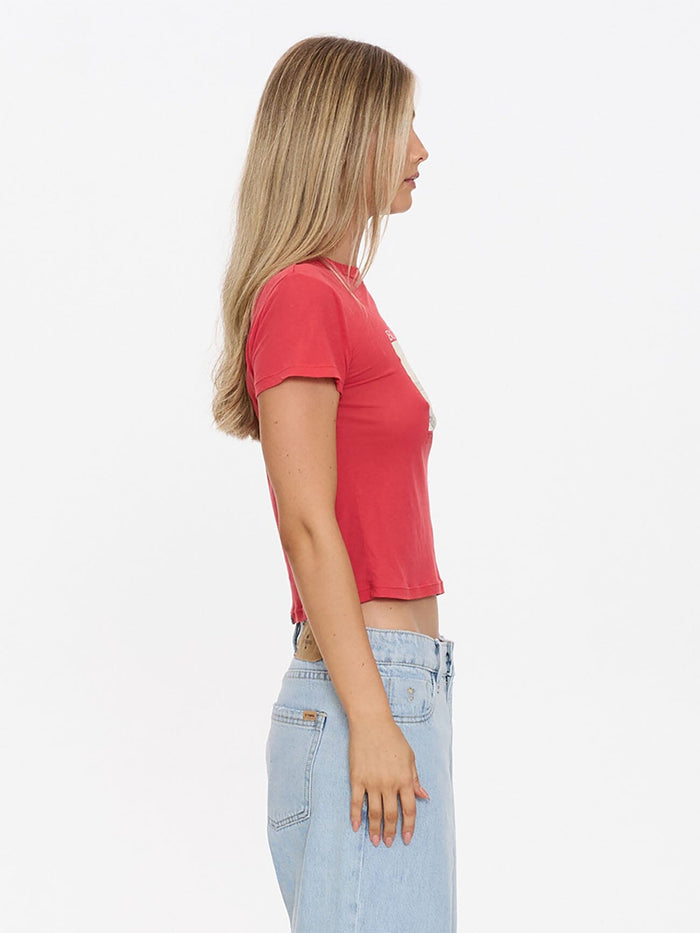 Metal And Dust Boy Tee - Flame Red 4