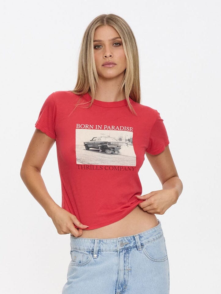 Metal And Dust Boy Tee Flame Red Thrills