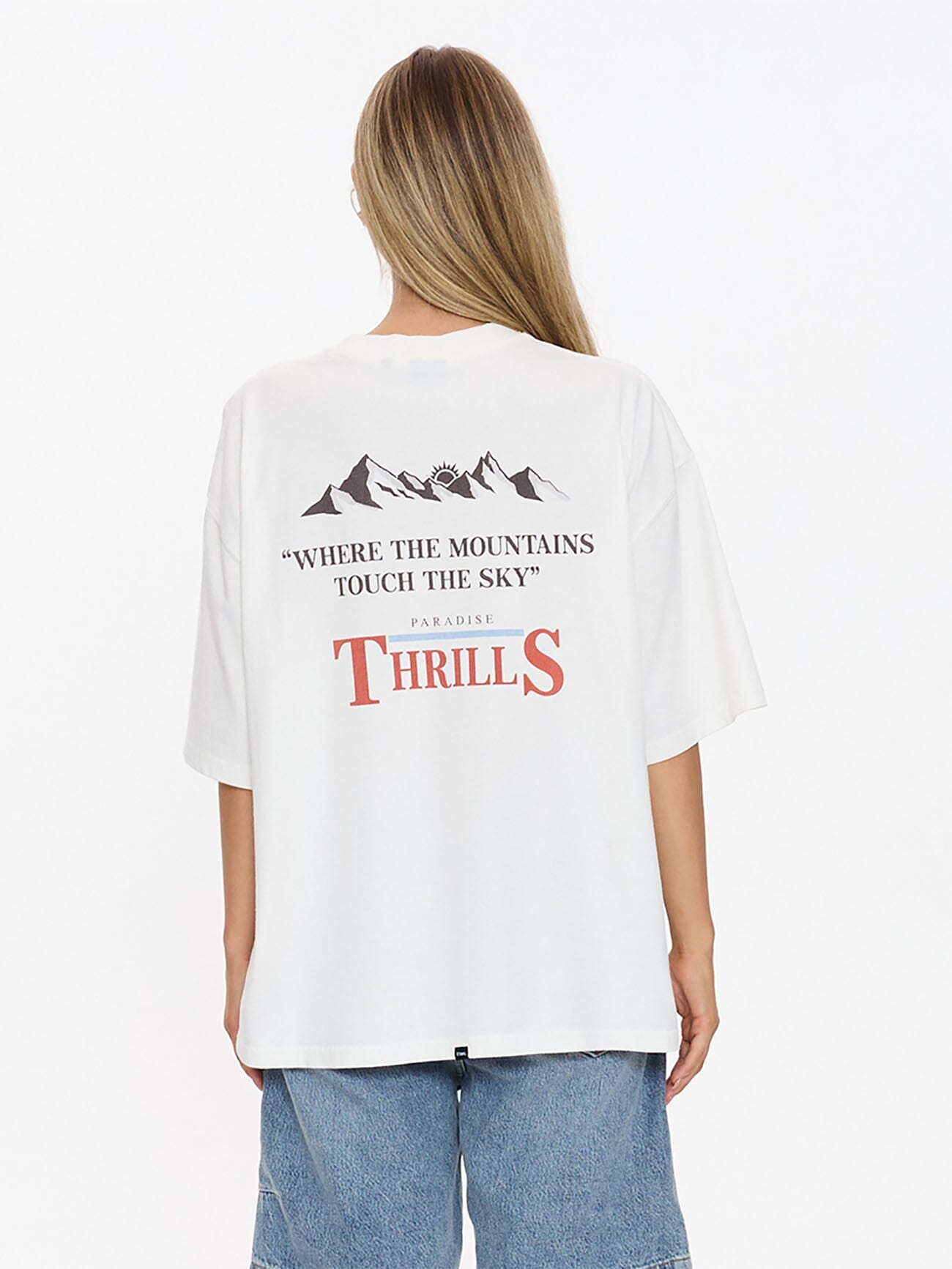 Touch The Sky Oversized Tee - Dirty White 4