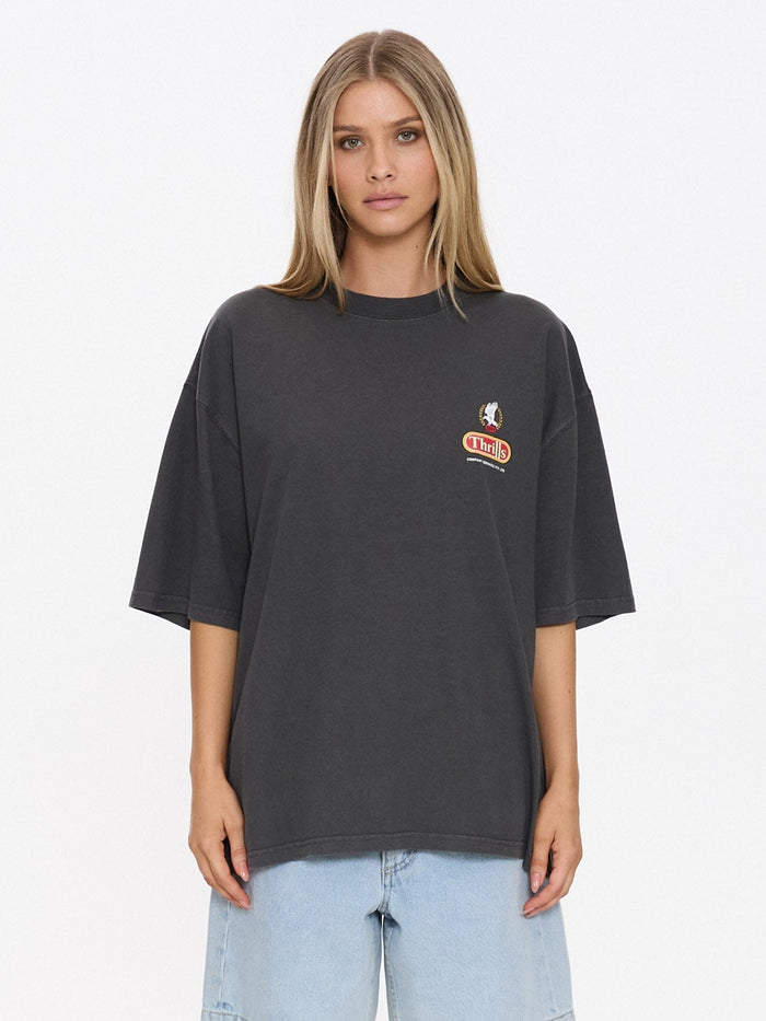World Of Wonder Oversized Tee - Merch Black 4