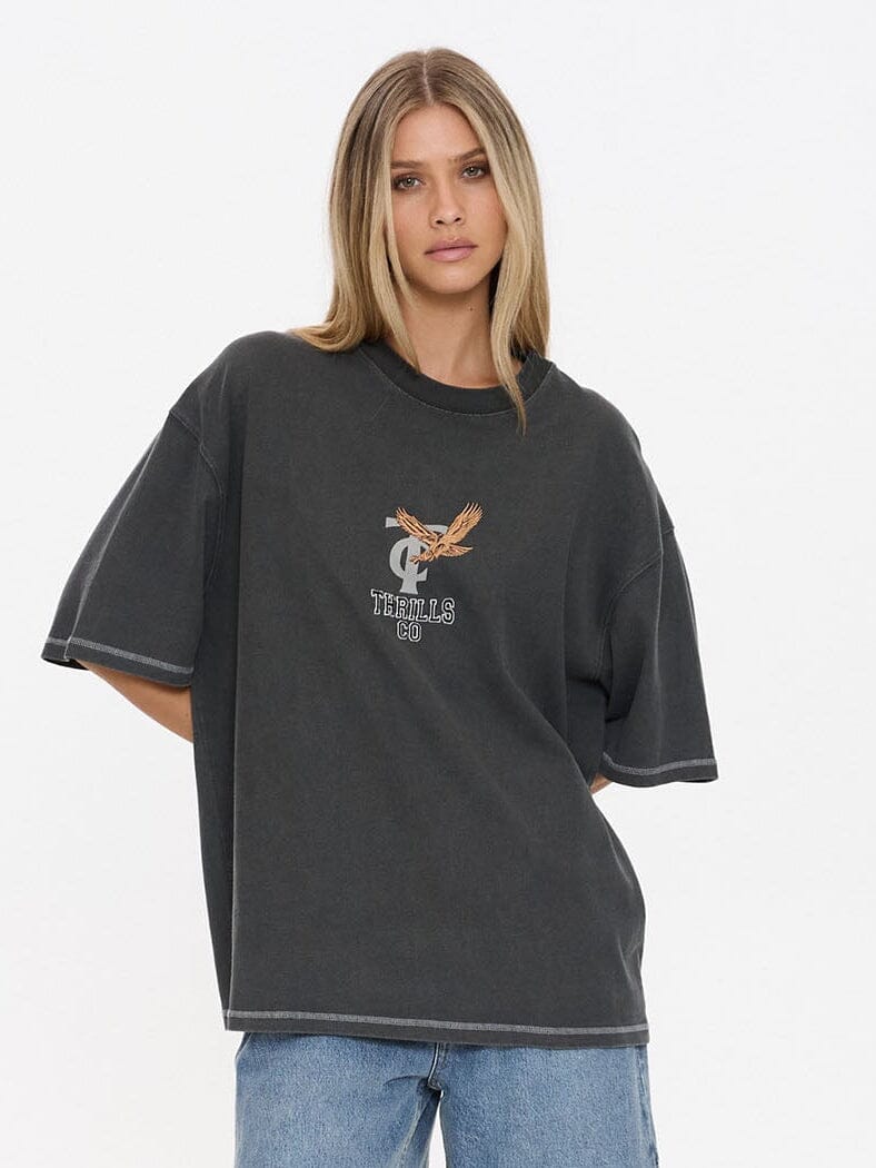 Take It Easy Oversized Tee - Merch Black 4