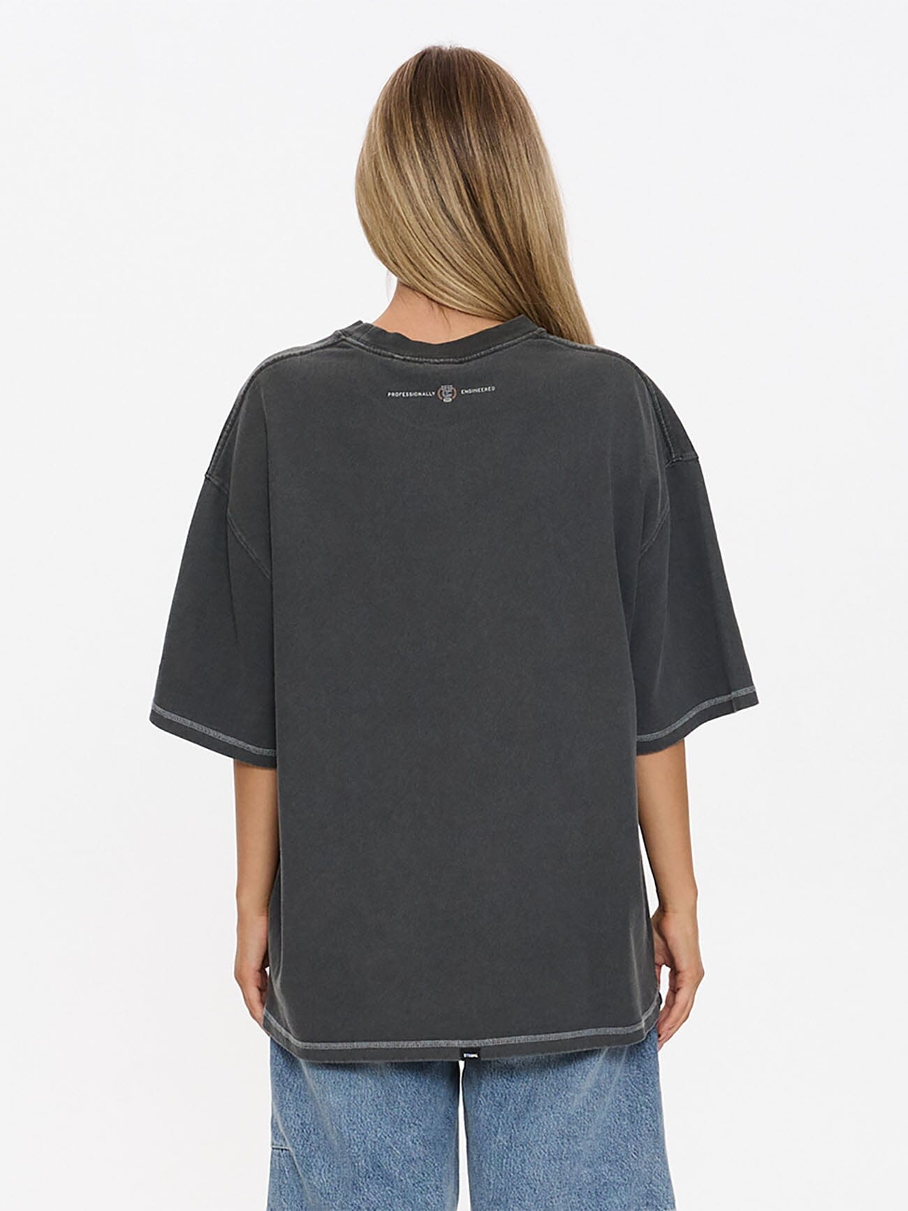 Take It Easy Oversized Tee - Merch Black 4