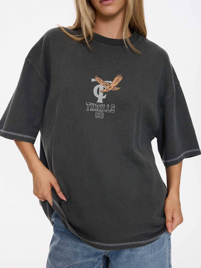 Take It Easy Oversized Tee - Merch Black 4