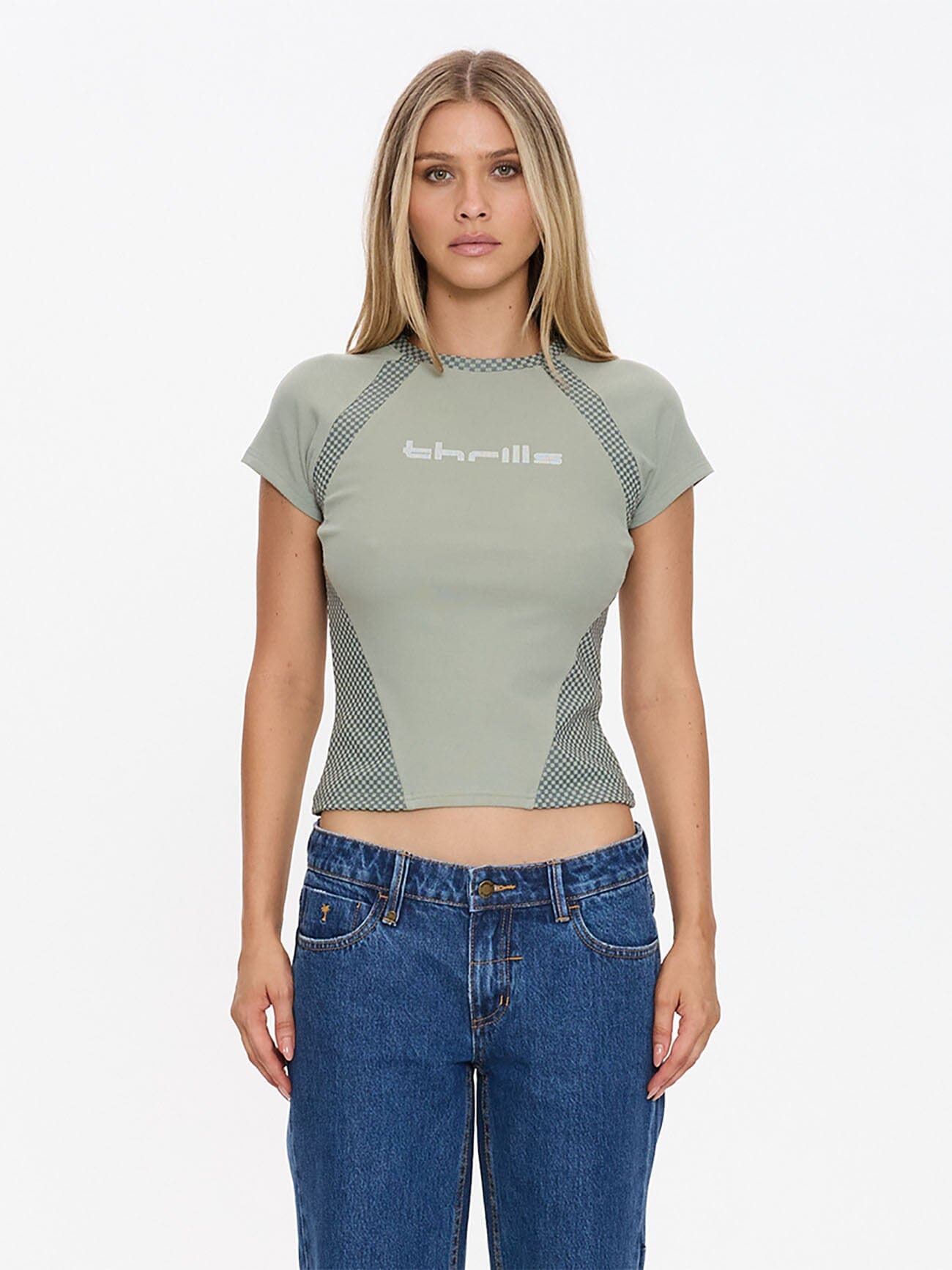 For The Win Raglan Club Tee - Dirty Sage 4