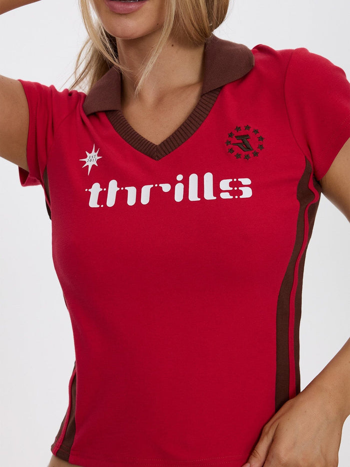 Hot Shot Polo Club Tee - Cherry 4