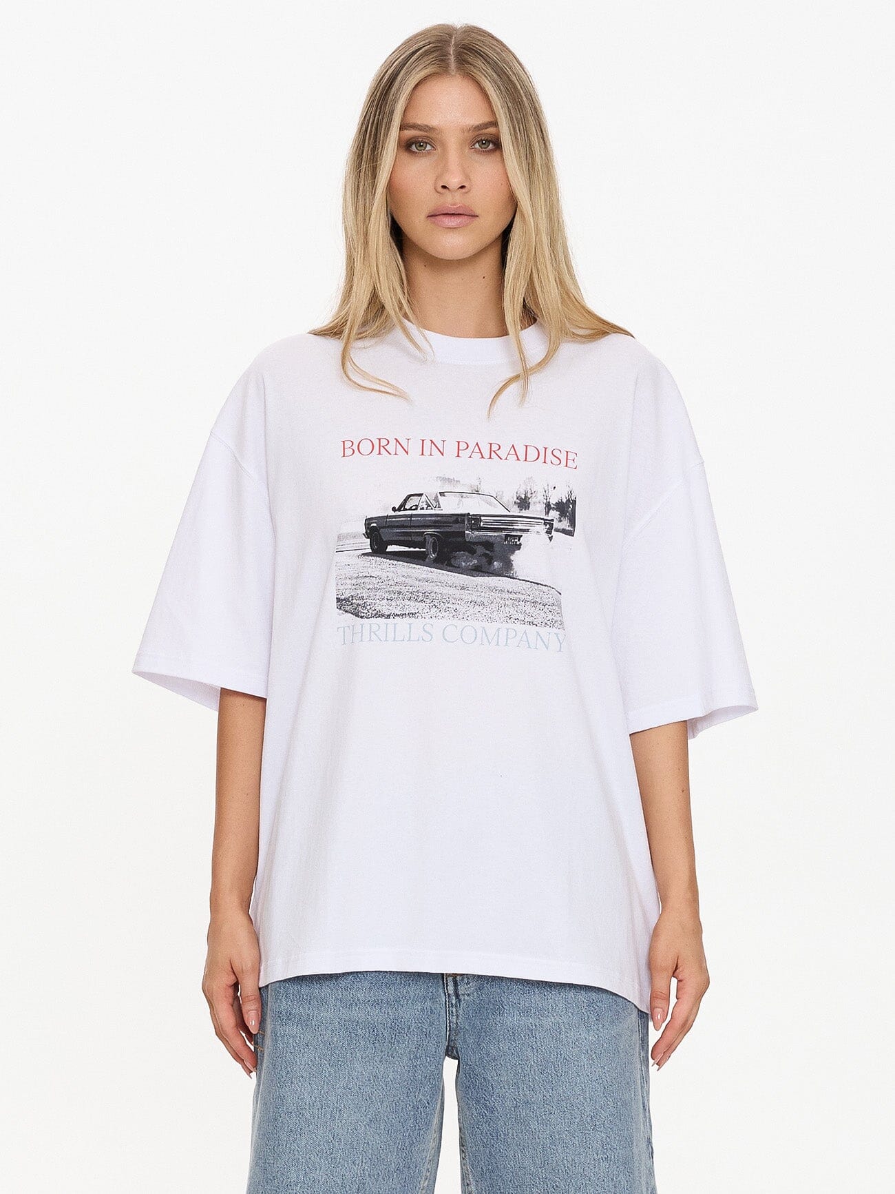 Metal And Dust Oversized Tee - White 4