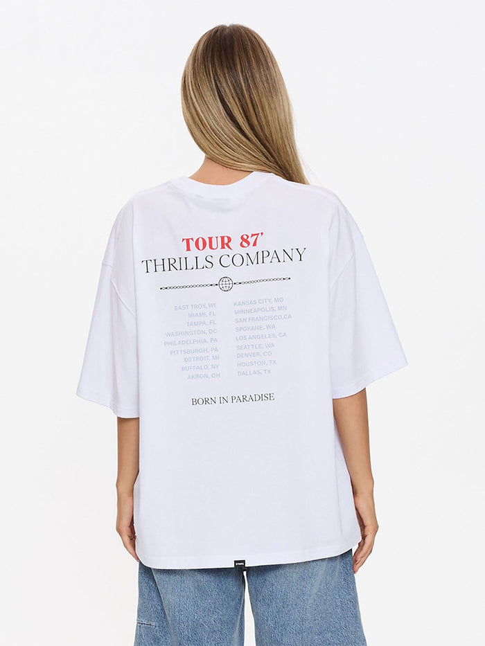 Metal And Dust Oversized Tee - White 4