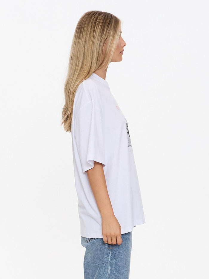 Metal And Dust Oversized Tee - White 4